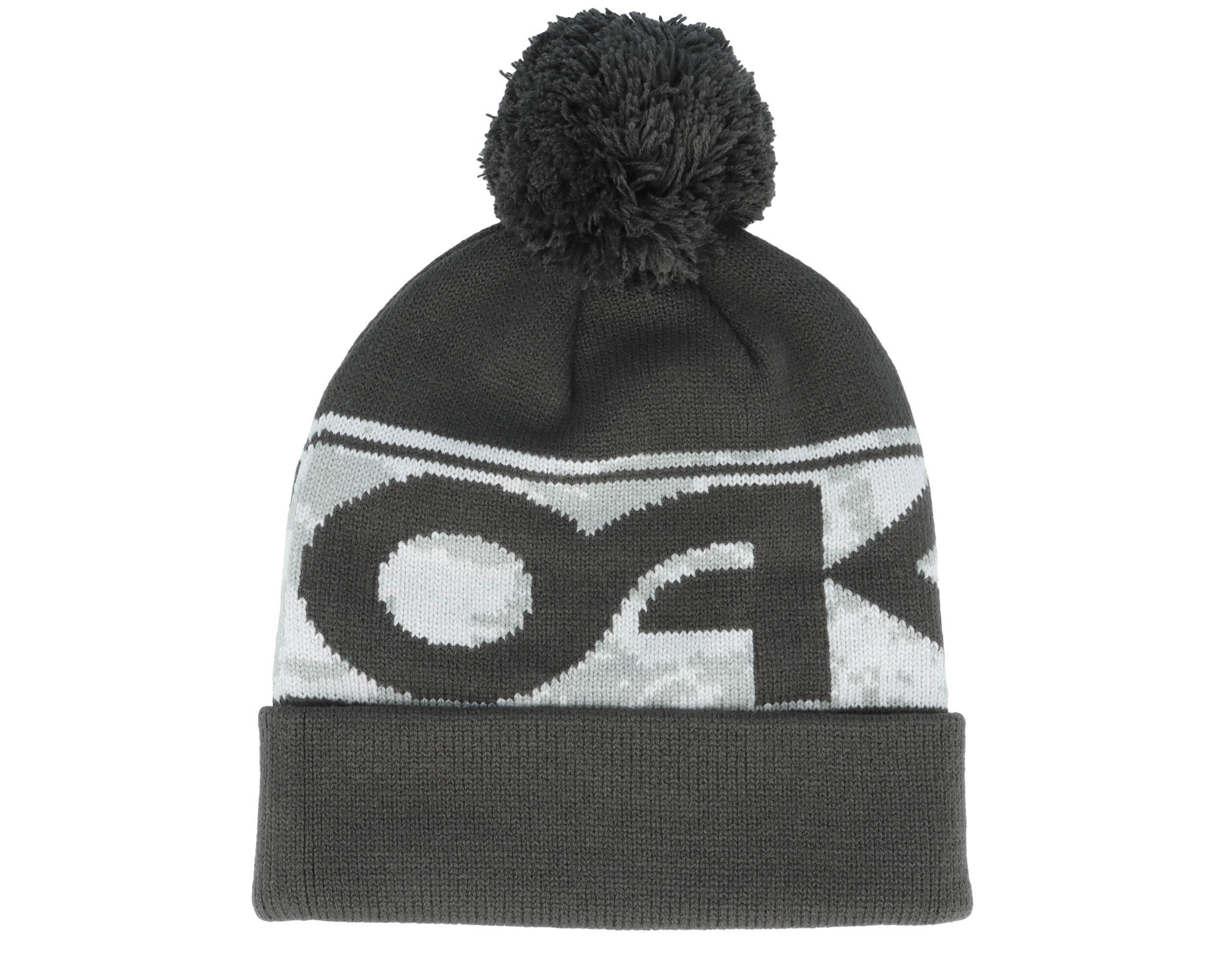 Beanies Wanderlust Beanie Forged Iron Pom - Oakley