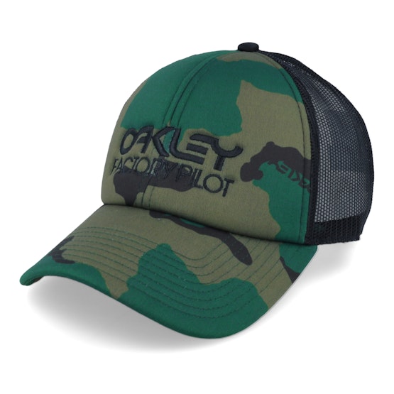 Produktfoto för Oakley - Camo trucker Keps - Factory Pilot Hat B1b Camo Hunter Trucker @ Hatstore