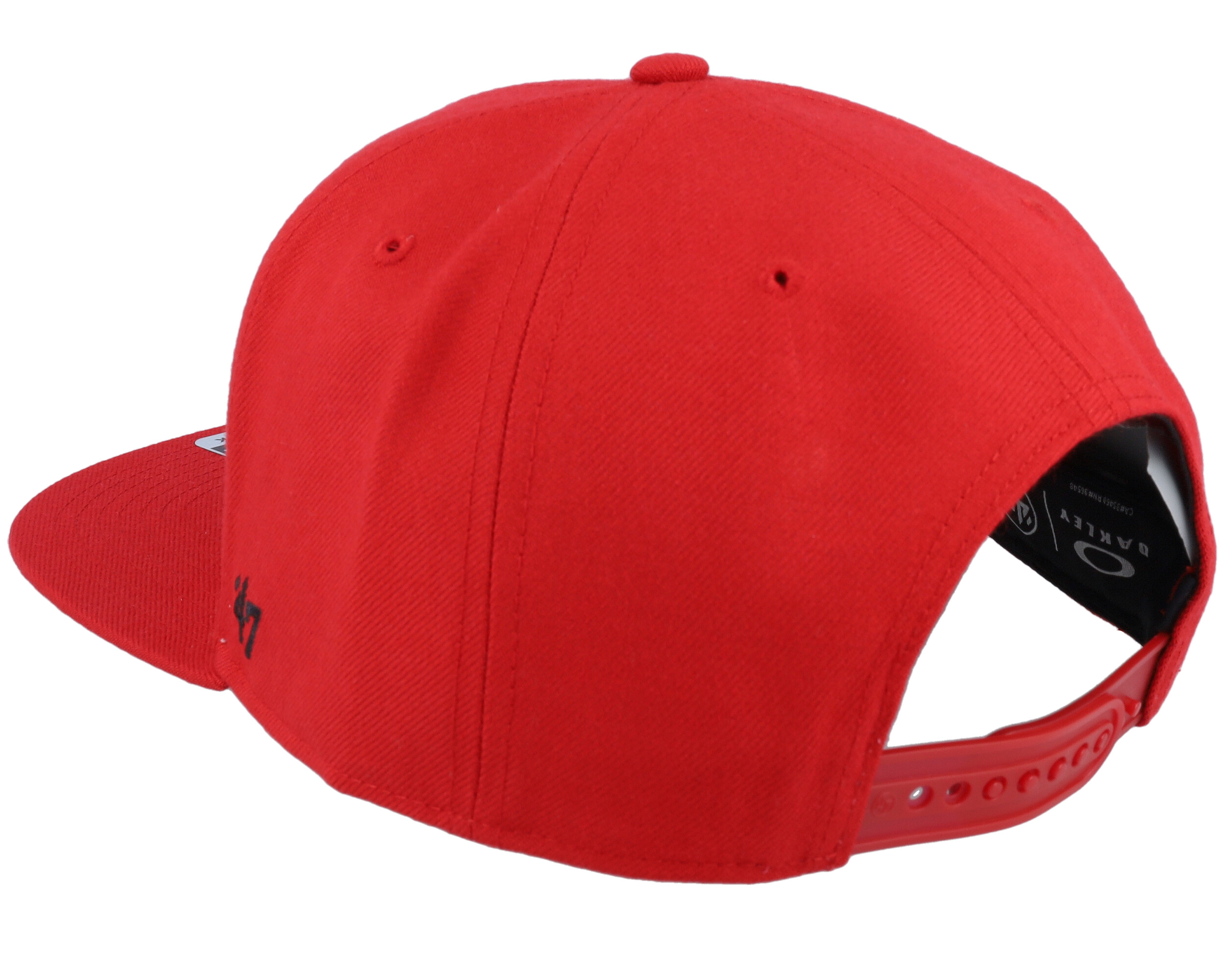 B1b Ellipse Hat Red Line Snapback