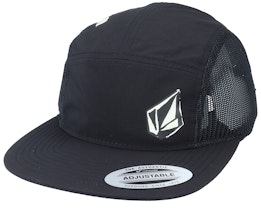 Stone Clipping Cheese Black 5-Panel - Volcom