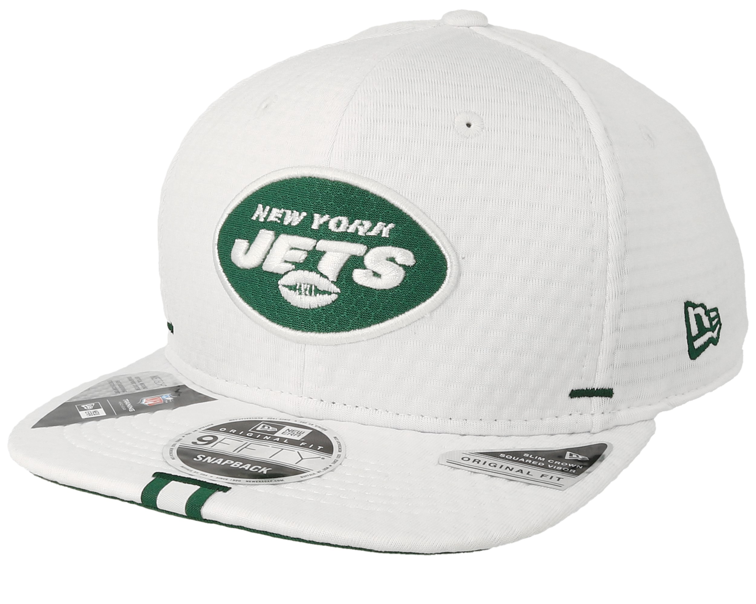 New York Jets 9Fifty On Field 19 Training White Snapback - New Era