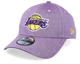 LA Lakers Chambray League 9Forty Washed Purple Adjustable - New Era