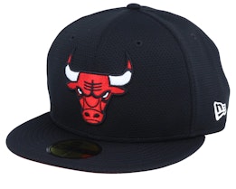 Chicago Bulls Training Mesh 59Fifty Black Fitted - New Era