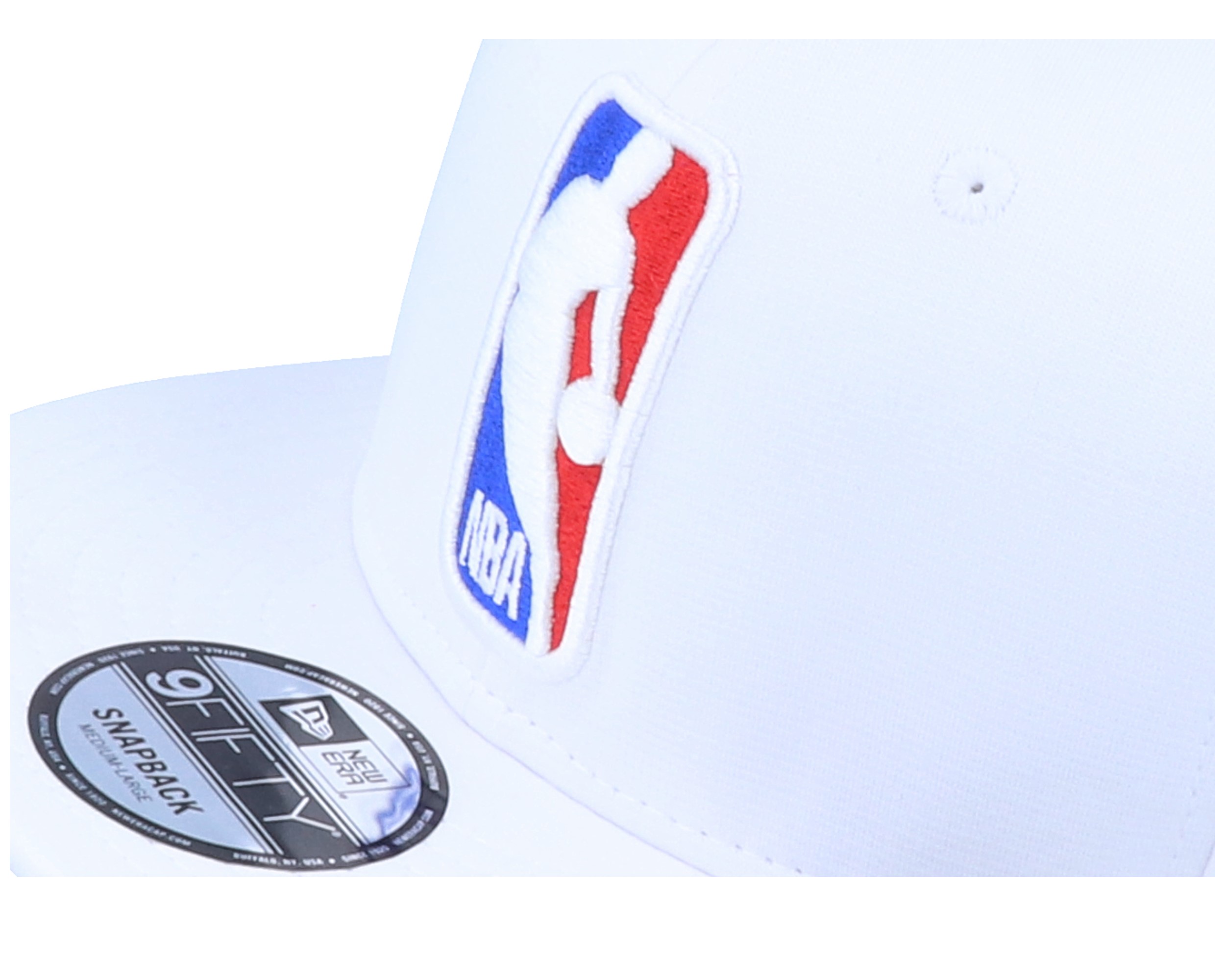 new era snapback white