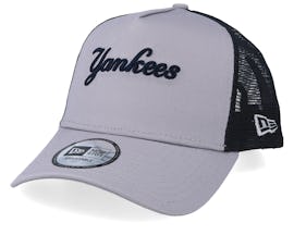 New York Yankees Reverse Team Grey/Black Trucker - New Era