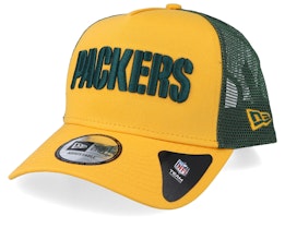 Green Bay Packers Reverse Team Yellow/Green Trucker - New Era