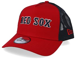 Boston Red Sox Reverse Team Red/Black Trucker - New Era