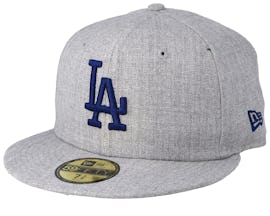Los Angeles Dodgers 59Fifty Heather Gray/Blue Fitted - New Era
