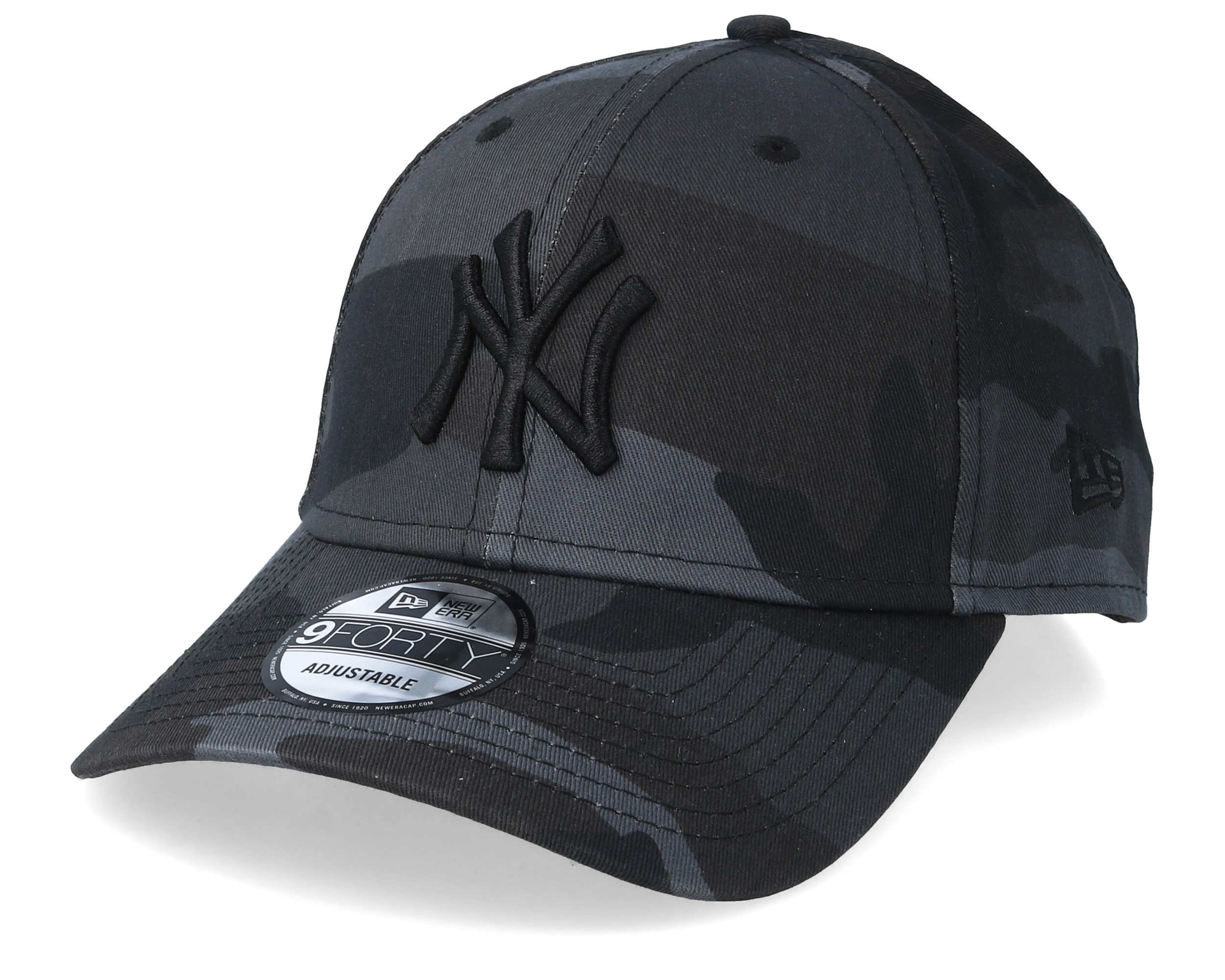 new era black camo