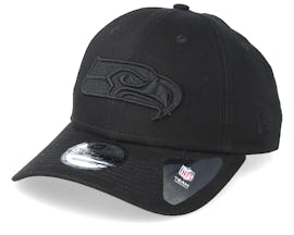Seattle Seahawks 9Forty Black/Black Adjustable - New Era