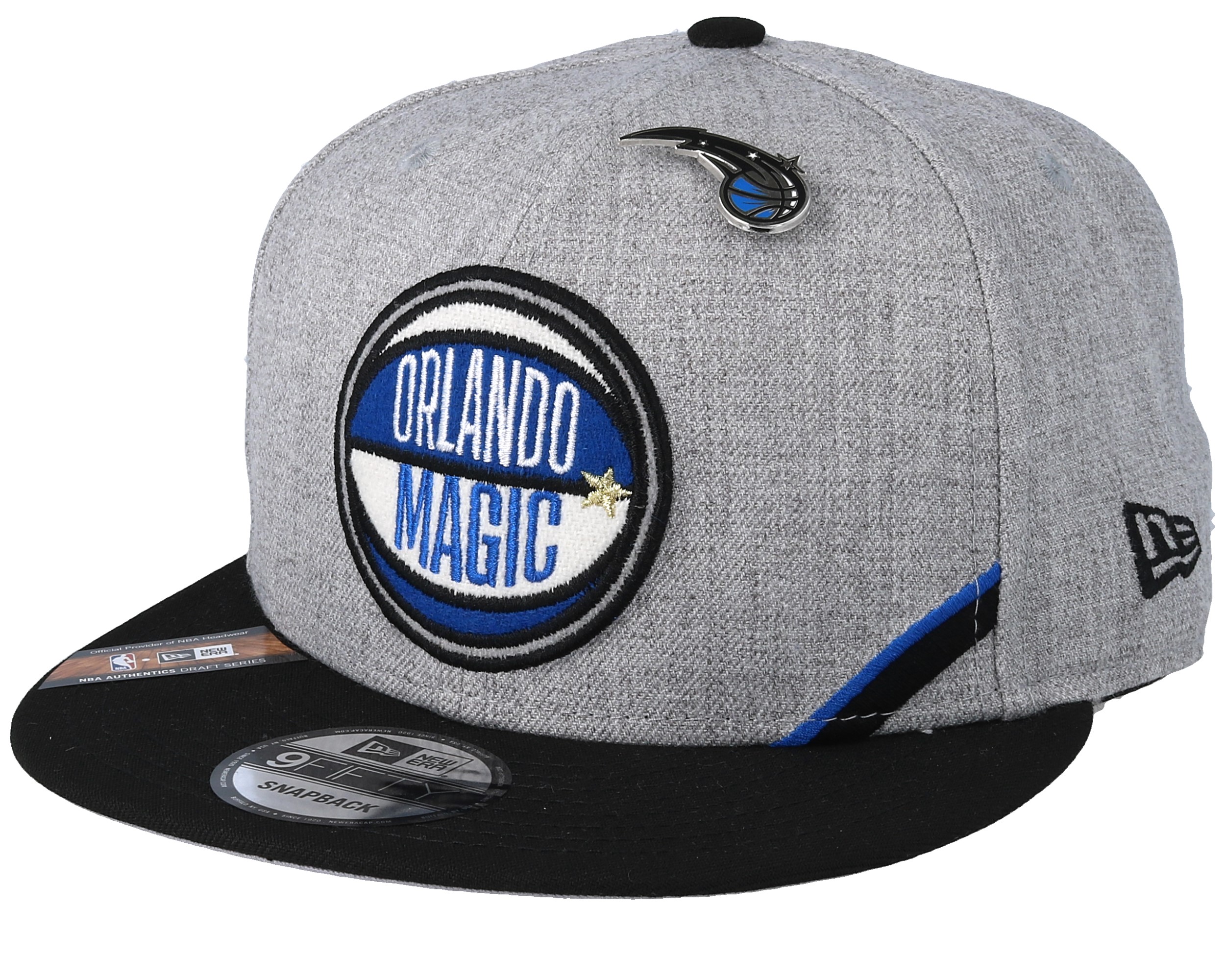 Orlando Magic 19 NBA 9Fifty Draft Heather Grey Black Snapback New Era