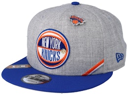 New York Knicks 19 NBA 9Fifty Draft Heather Grey/Royal Snapback  - New Era