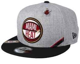Miami Heat 19 NBA 9Fifty Draft Heather Grey/Black Snapback  - New Era