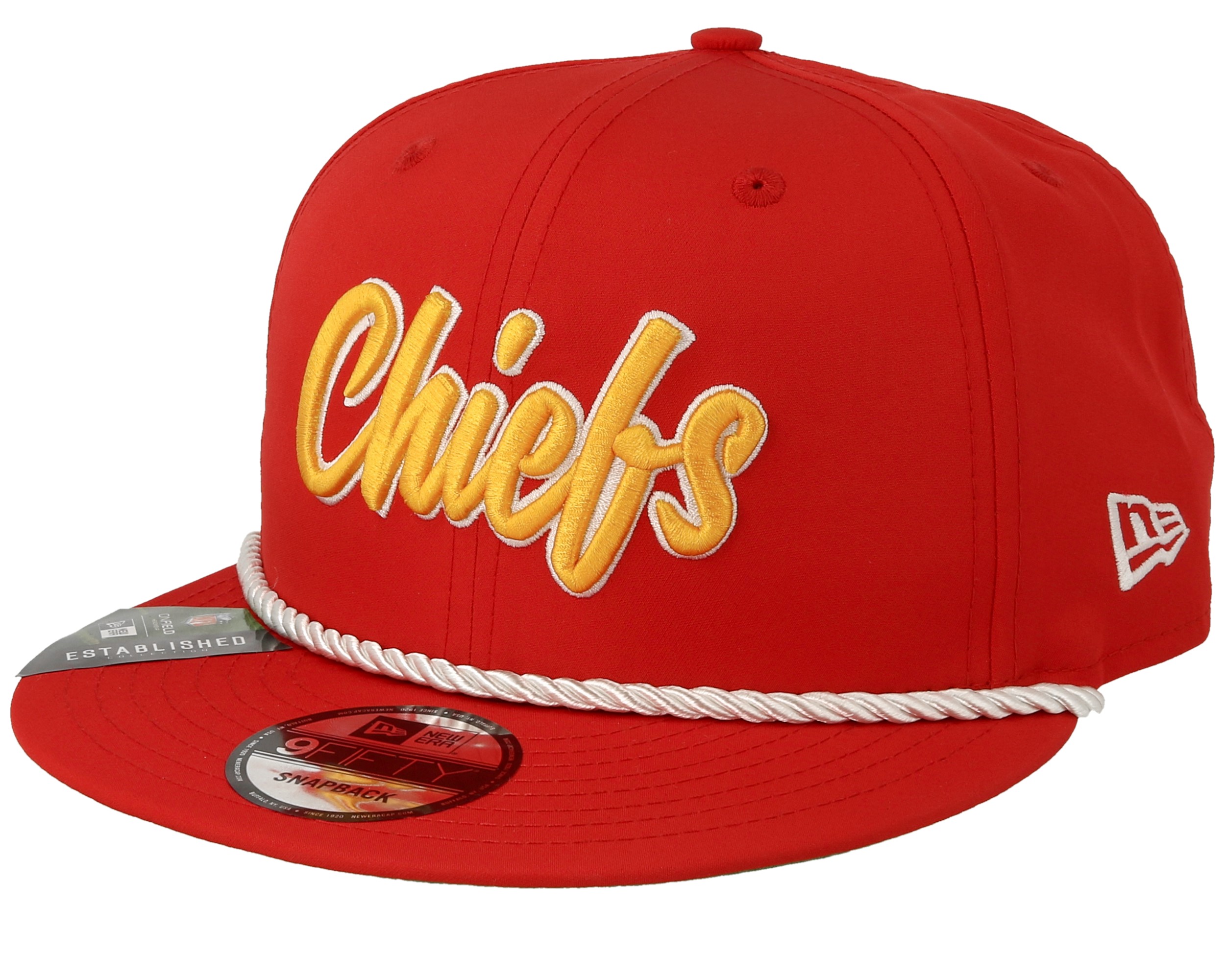 New Era KC Chiefs 9Twenty Rectangle Patch Snapback Cap – Red