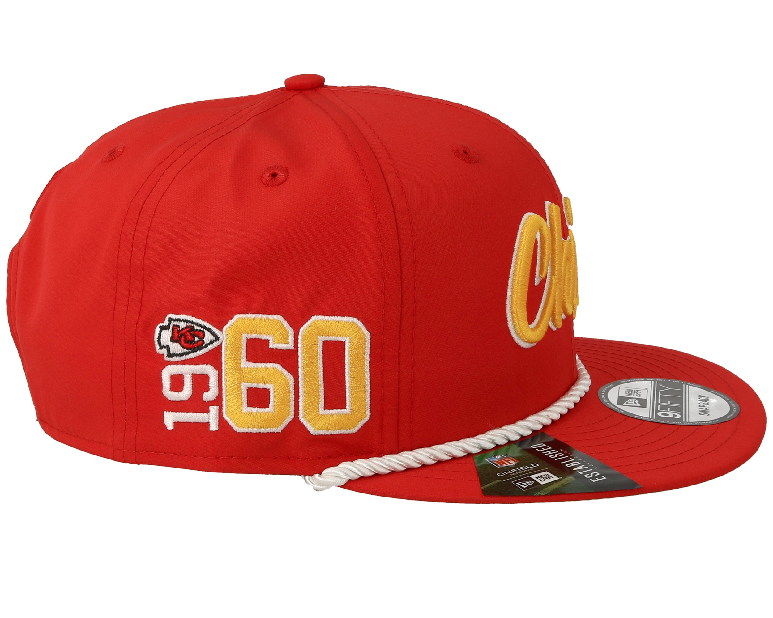 Kansas City Chiefs On Field 19 9Fifty 1960 Red/Yellow Snapback