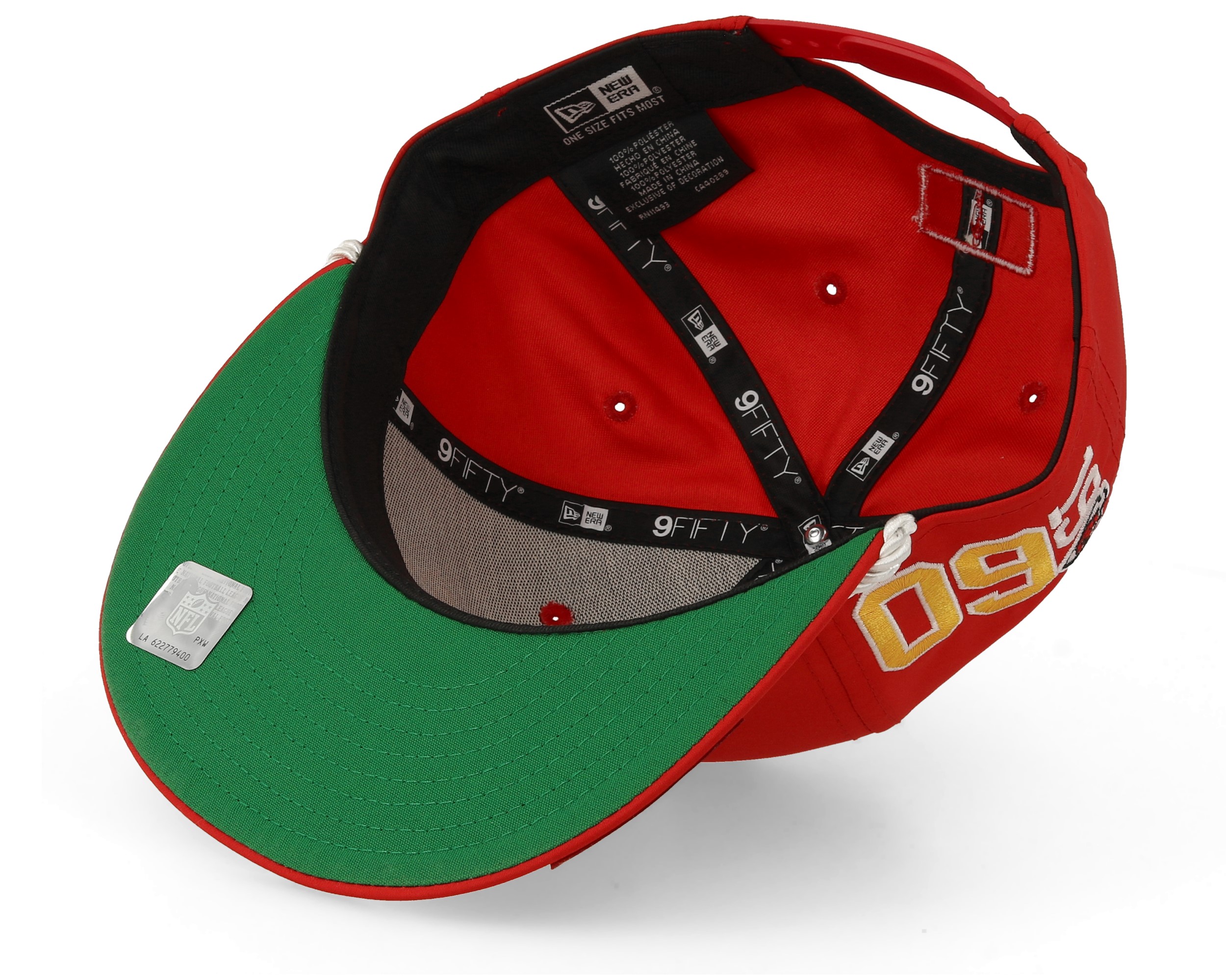 Kansas City Chiefs On Field 19 9Fifty 1960 Red/Yellow Snapback