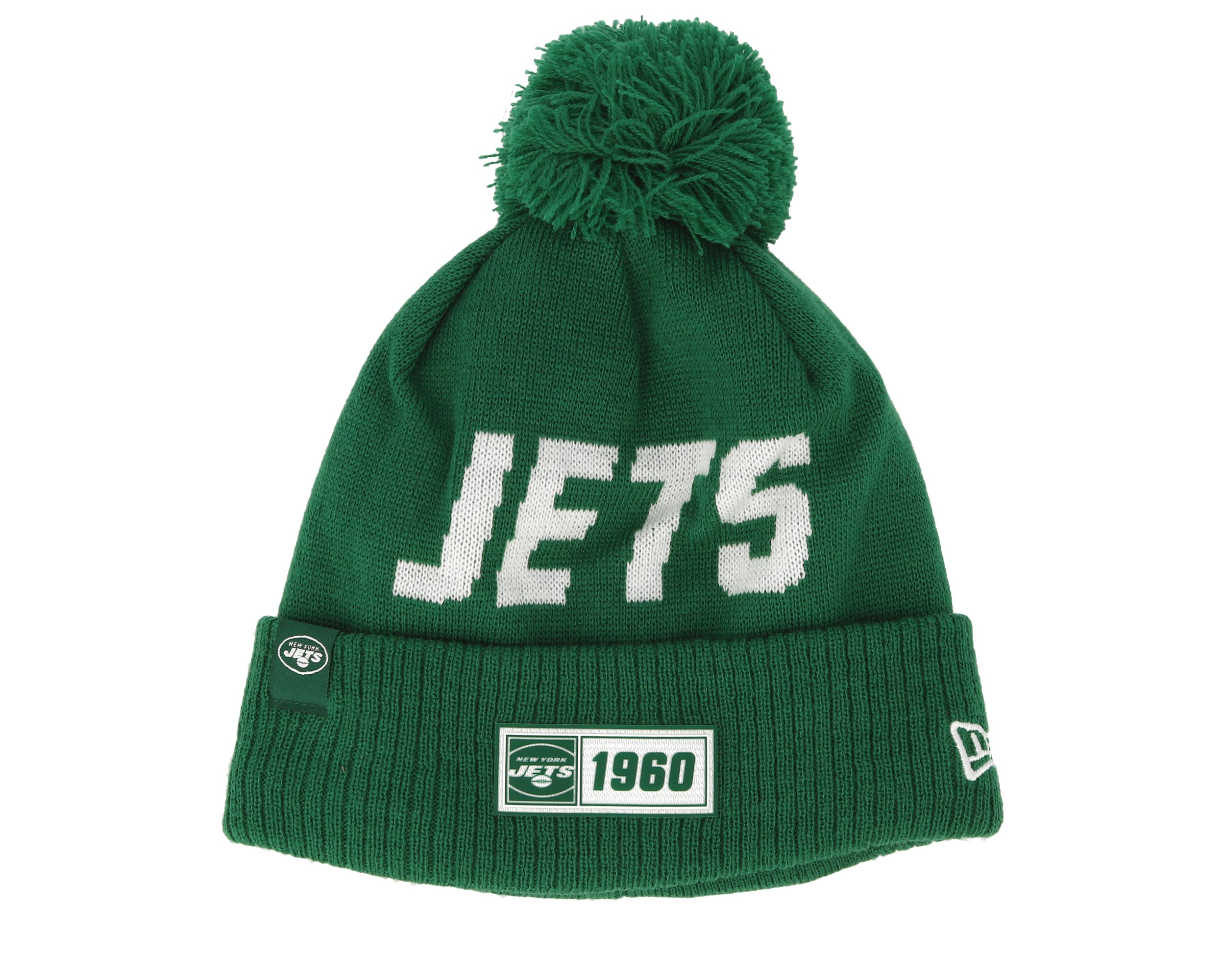 New York Jets On Field 19 Sport Knit Green/White Pom - New Era