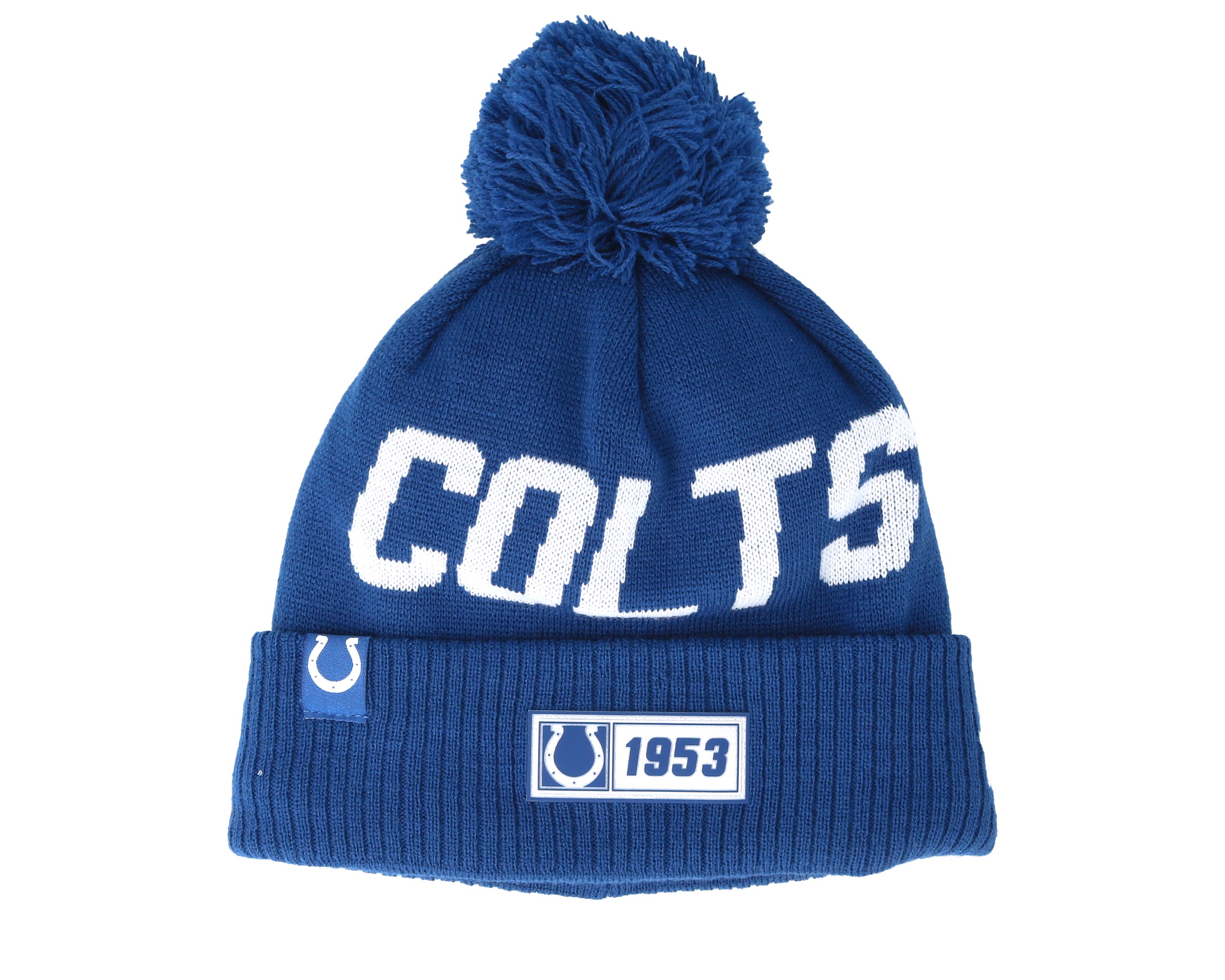 Indianapolis Colts On Field 19 Sport Knit Blue/White Pom