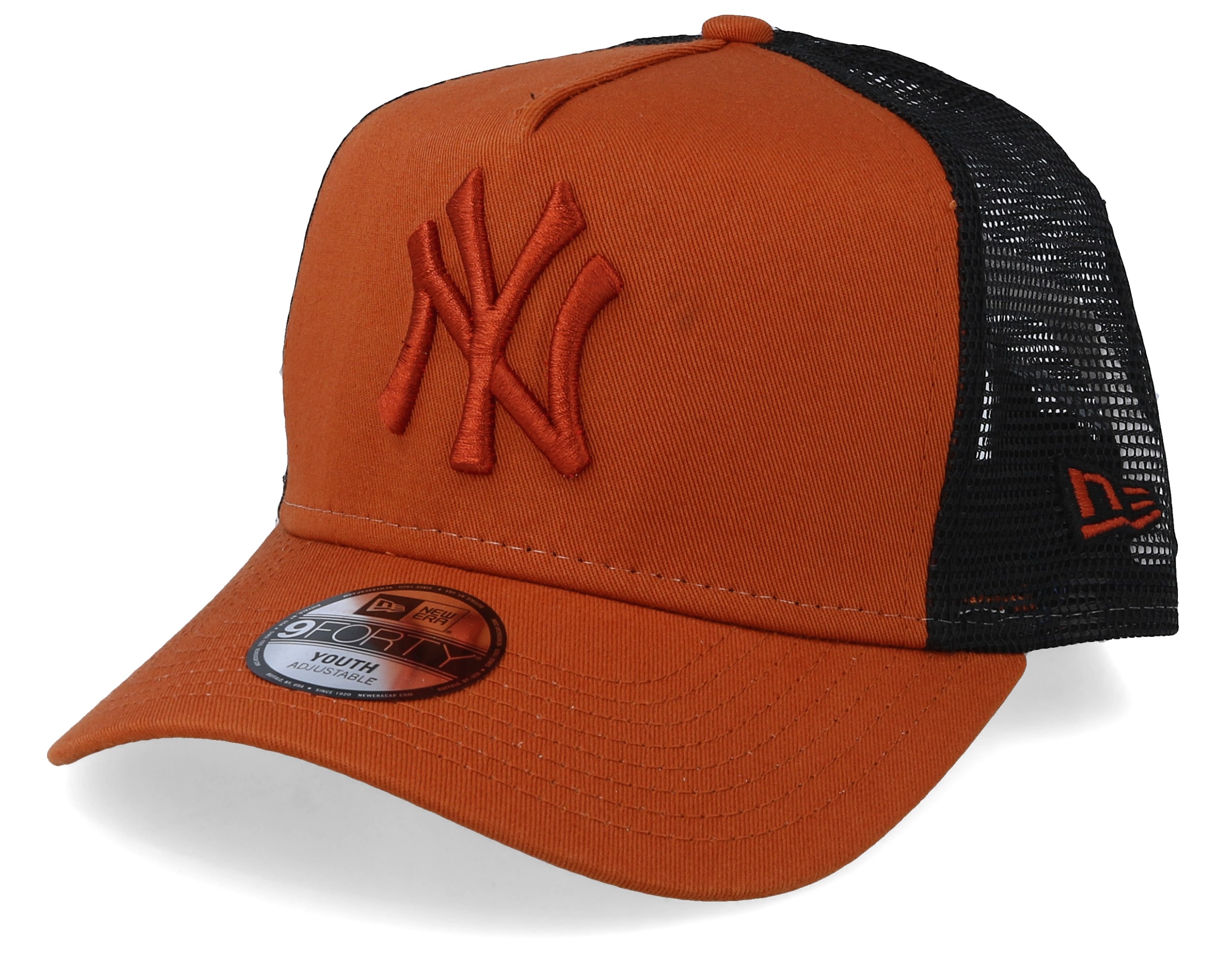 Cap New Era Kids League Essential 9FORTY New York Yankees Khaki White - Child | Sneaker District