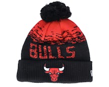 Chicago Bulls NBA Sport Knit Cuff Red/Black Pom - New Era