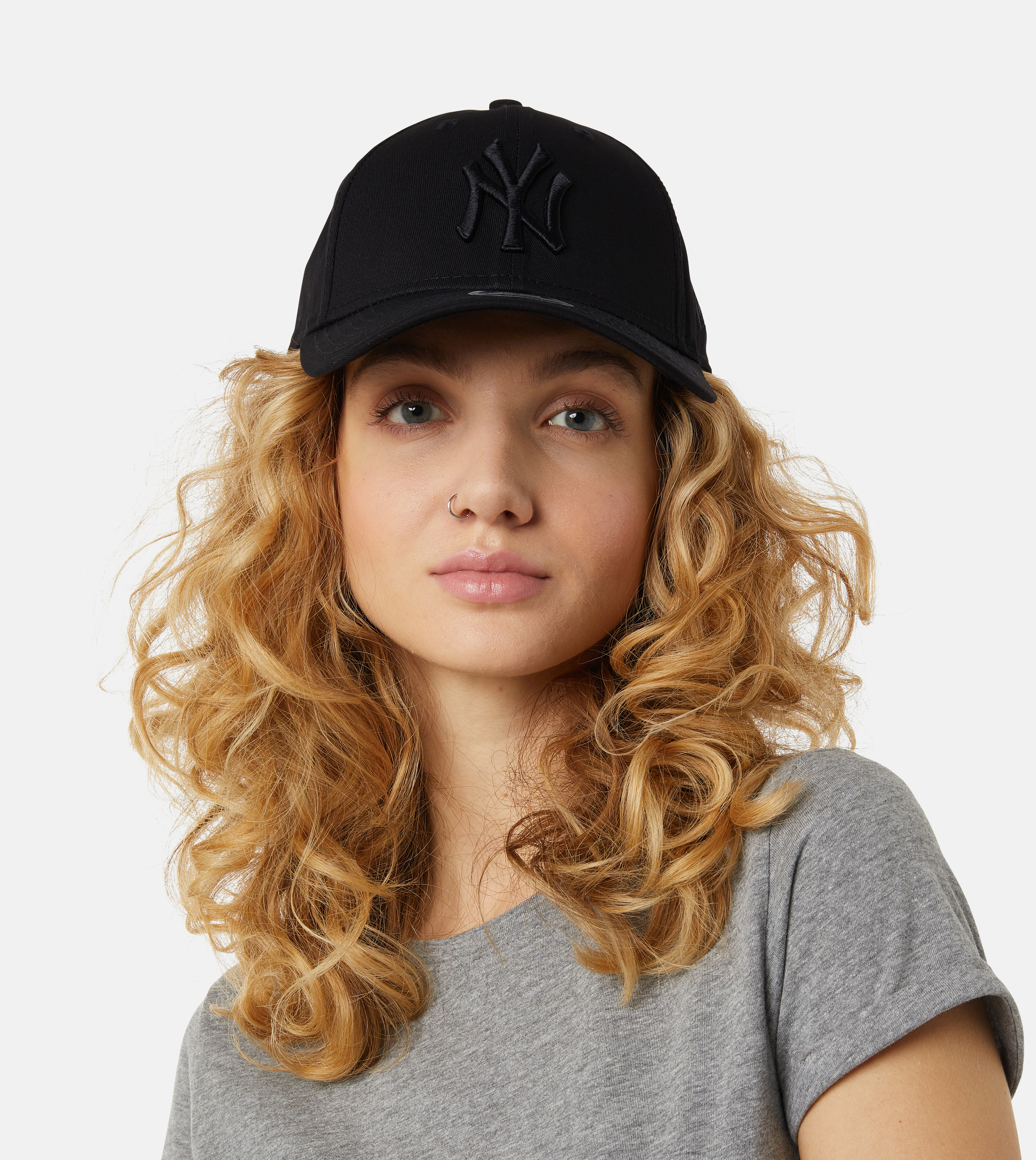 Adjustable Cap New York Yankees Cap Womens Black New York Yankees