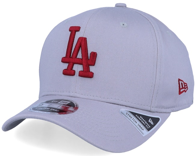Los Angeles Dodgers Tonal Stretch 9Fifty Grey/Cardinal Adjustable - New Era
