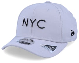 NYC 9FIFTY Stretch Snap Grey/Black Adjustable - New Era