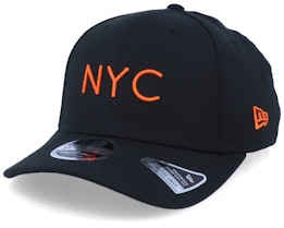 NYC Stretch Snap Black/Orange Adjustable - New Era