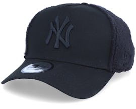 New York Yankees Sherpa Black/Black Adjustable - New Era