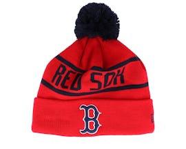 Boston Red Sox Bobble Knit Red/Navy Pom - New Era