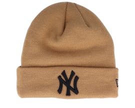 New York Yankees League Essential Knit Brown/Black Cuff - New Era