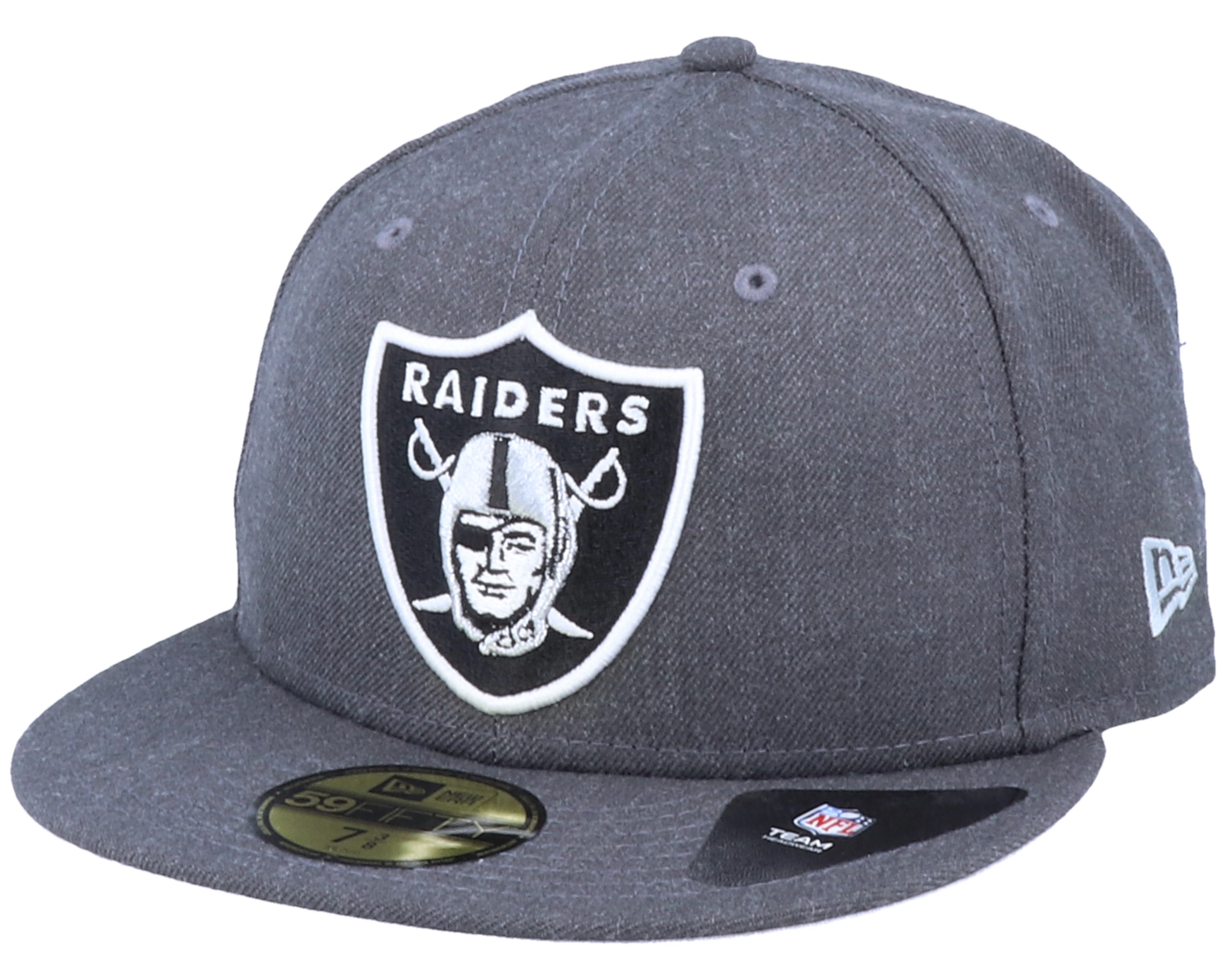 New Era - Oakland Raiders Essential Heather Grey Cuff Knit