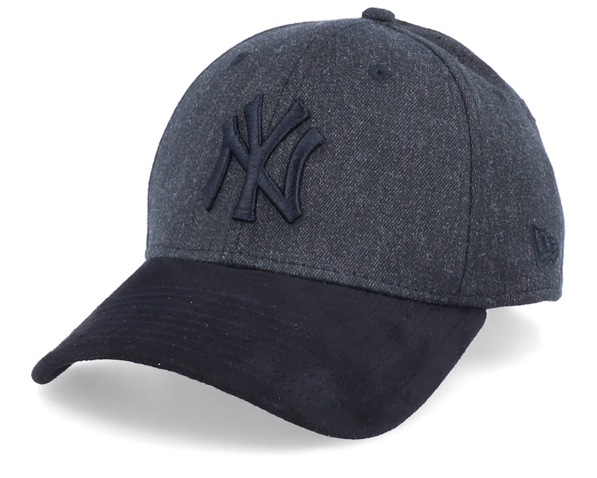 New Era 39Thirty Cap HEATHER New York Yankees schwarz 