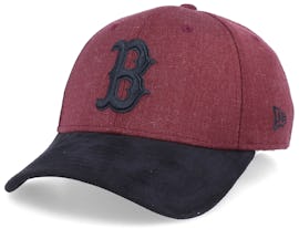 Boston Red Sox 39Thirty Heather Maroon/Black Flexfit - New Era