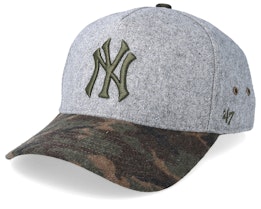 New York Yankees Hitchner Wool 47 Mvp Grey/Camo Adjustable - 47 Brand
