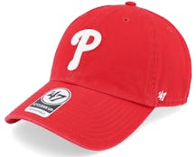 Philadelphia Phillies MLB Clean Up Red Dad Cap - 47 Brand