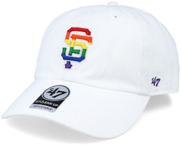 San Francisco Giants Pride Clean Up White/Rainbow Adjustable - 47 Brand