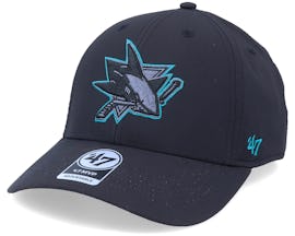 San Jose Sharks Mvp Momentum Black/Blue Adjustable - 47 Brand