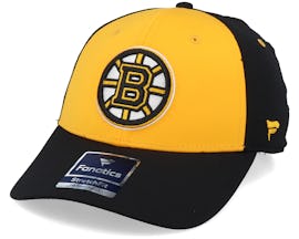 Boston Bruins Iconic Defender Yellow Gold/Black Flexfit - Fanatics