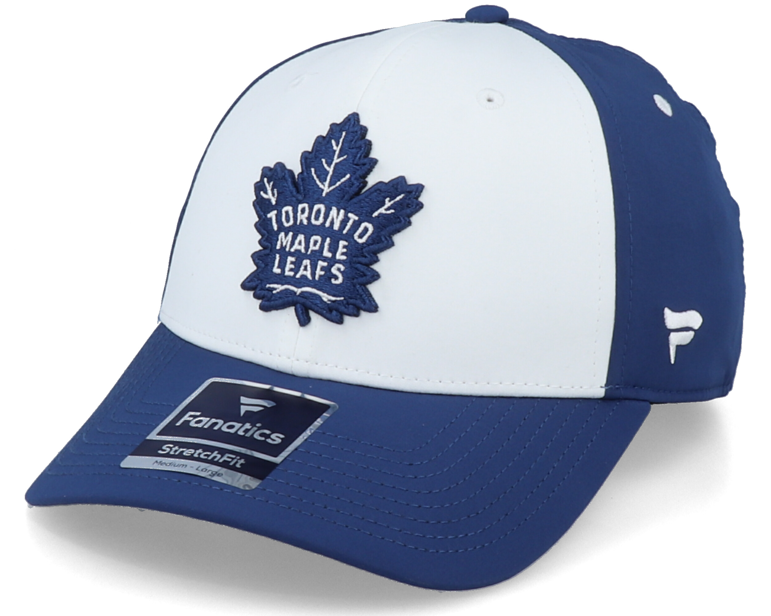 Toronto Maple Leafs Iconic Defender White/Cobalt Blue Flexfit
