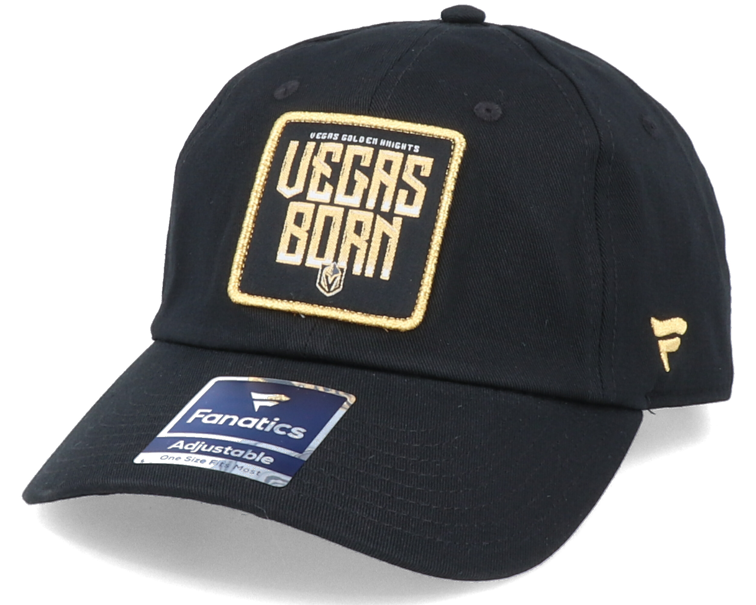 black and gold cap