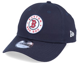 Boston Red Sox Circle Patch 9Forty Navy/White Adjustable - New Era
