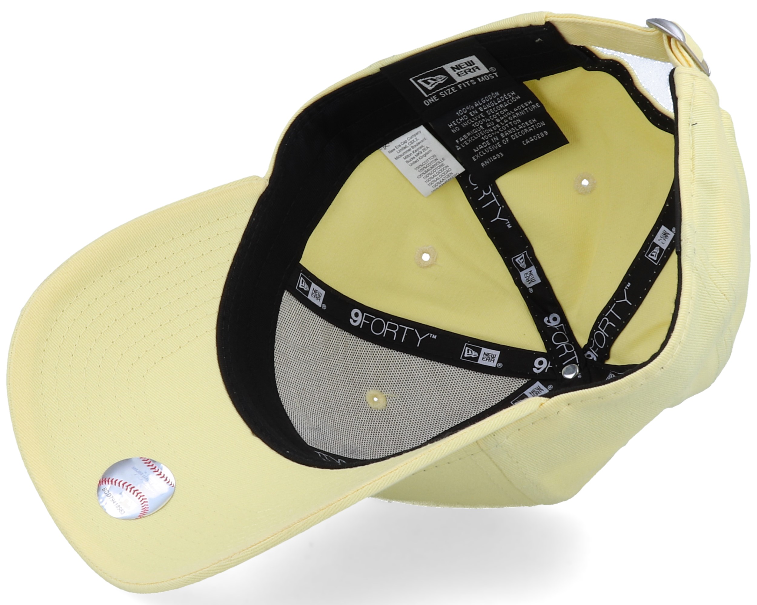 PASTEL YELLOW【在庫あり】MOMA YANKEES NEW ERA CAP MoMA NY Yankees Adjustable Baseball Cap - Pastel Yellow