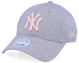 New York Yankees Women Jersey Essential 9Forty Heather Grey/Pink Adjustable - New Era