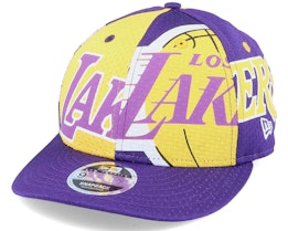 LA Lakers All Over 9Fifty Low Profile Purple/Yellow Adjustable - New Era