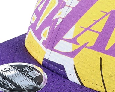 LA Lakers All Over 9Fifty Low Profile Purple/Yellow Adjustable