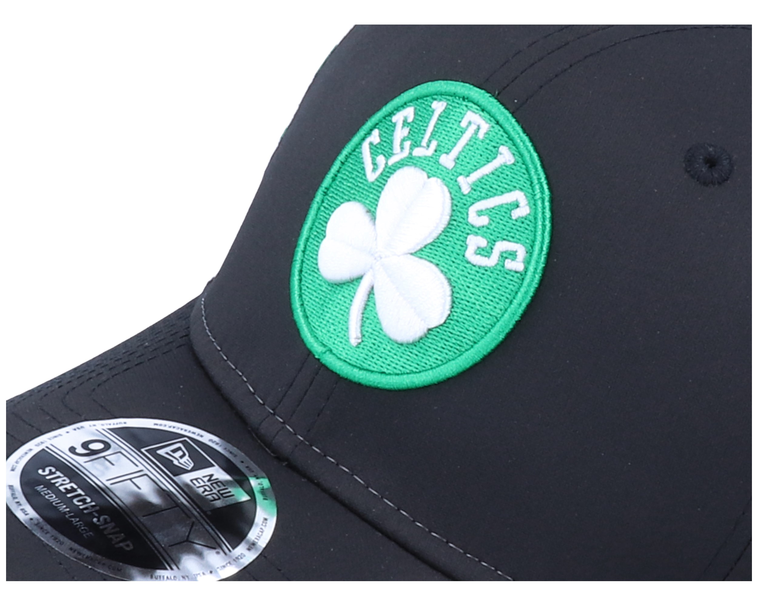 Boston Celtics 9Fifty Stretch Snap Black/White Adjustable New