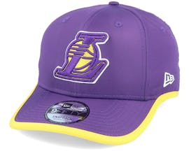 LA Lakers Piping Detail 9Fifty Purple/Yellow Adjustable - New Era