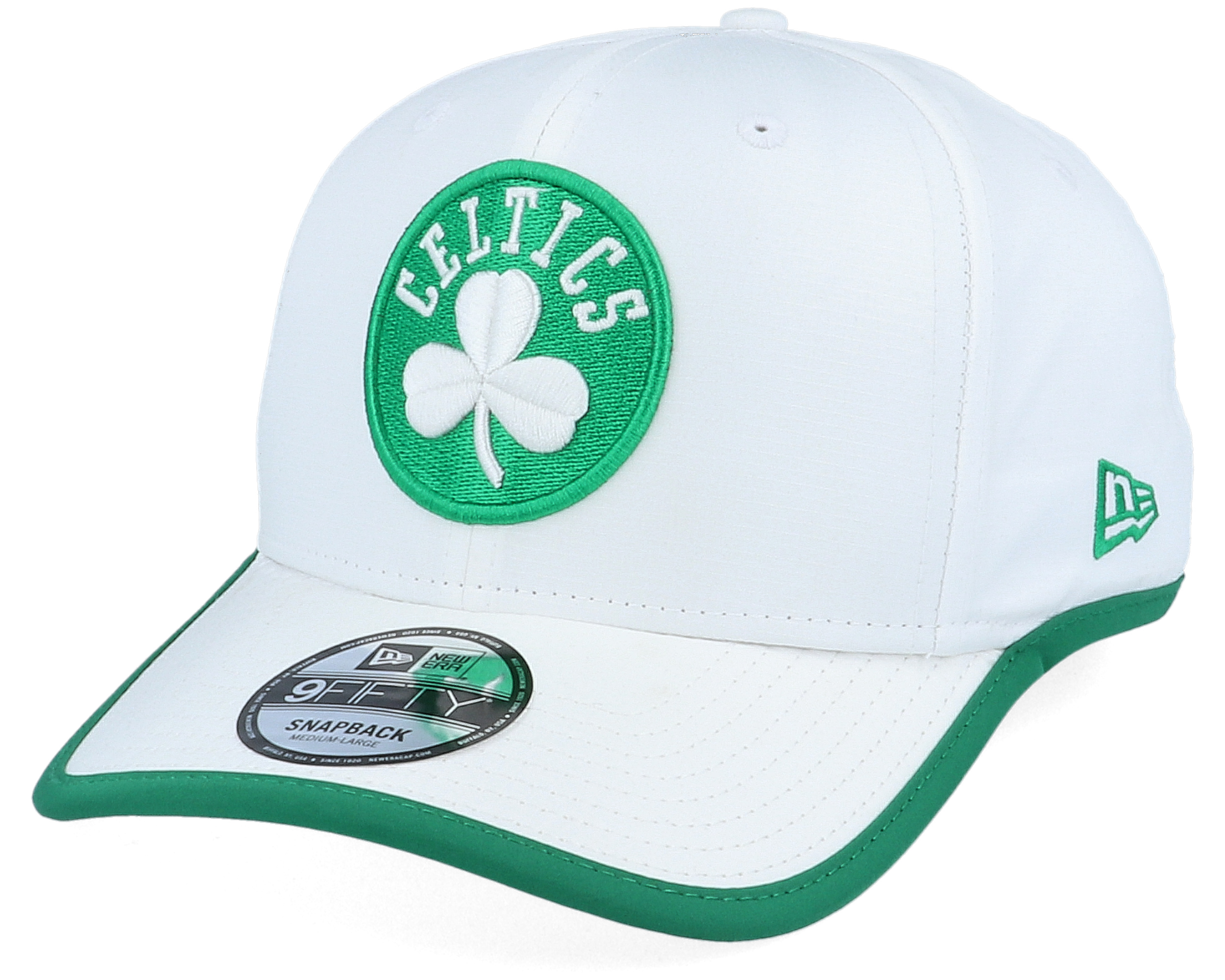 Boston Celtics Piping Detail 9Fifty White/Green Adjustable New Era