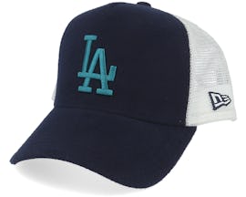 Los Angeles Dodgers A-Frame Felt Navy/White Trucker - New Era
